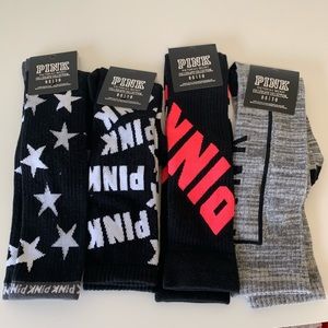 1 Free Lanyard and 4 VS Pink Knee High Socks
